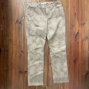 Minimal Animal Print Pants